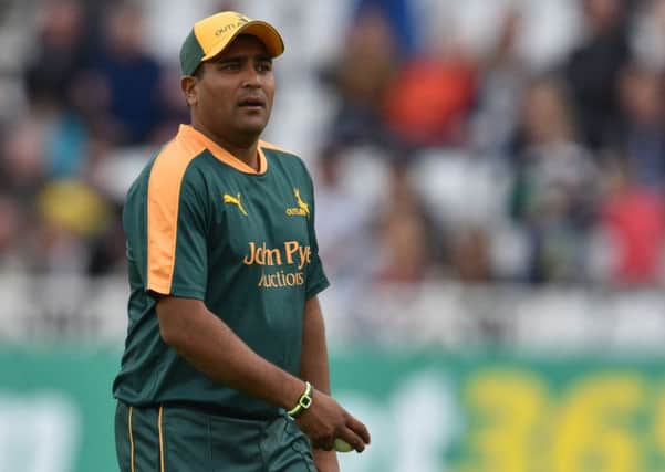 Samit Patel during the NatWest T20 Blast match between the Outlaws and the Bears at Trent Bridge, Nottingham on 15 May 2015.  Photo: Simon Trafford