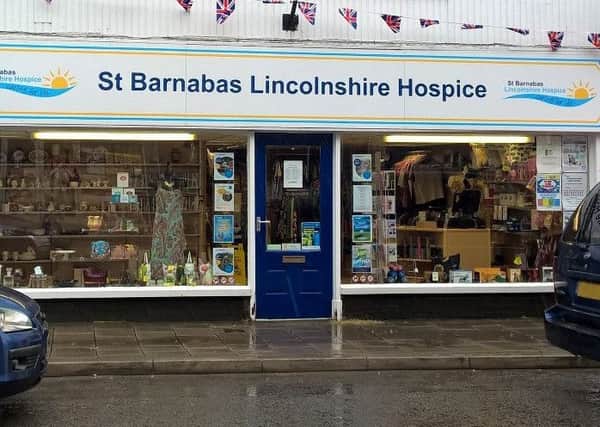 St Barnabas Lincolshire Hospice charity shop in Church Street, Gainsborough