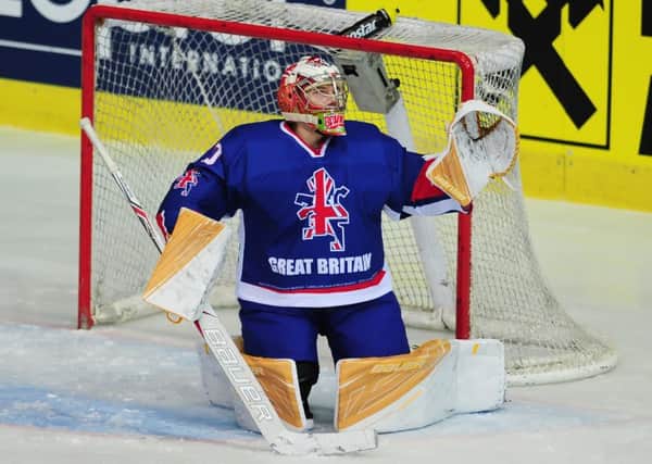 South Yorkshire-born goaltender Ben Bowns, playing for GB