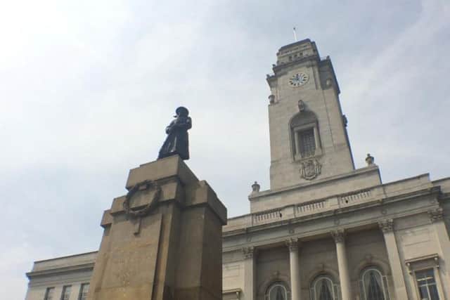 The bronze statue of a lone soldier guarding the war memorial outside the Town Hall is about to be reunited with his Barnsley Pals.
