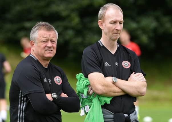 Sheffield United manager Chris Wilder and Alan Knill have compiled an exhaustive list of targets