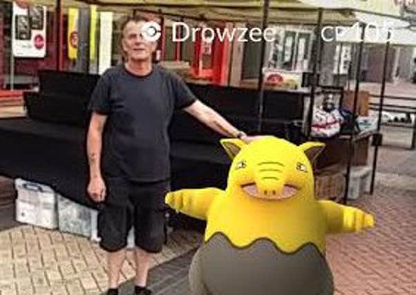 This Drowzee is one of the many Pokemon spotted in Worksop town centre