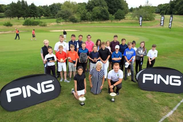 Competitors at the Lee Westwood Junior Golf Championships 2016 held at Worksop Golf Club on Monday July 25th. Photo: Chris Etchells