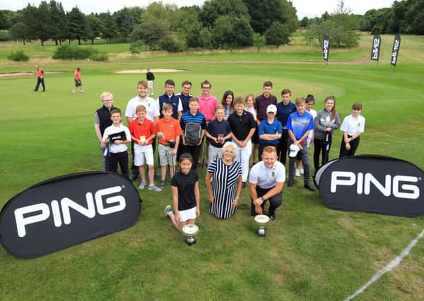 Competitors at the Lee Westwood Junior Golf Championships 2016 held at Worksop Golf Club on Monday July 25th. Photo: Chris Etchells