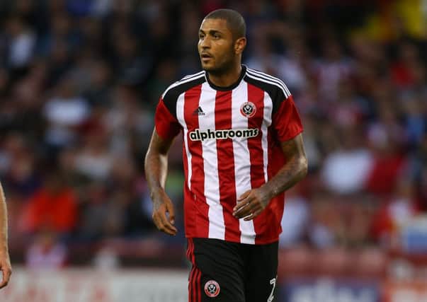 Leon Clarke made his first appearance for Sheffield United on Wednesday night Â©2016 Sport Image all rights reserved