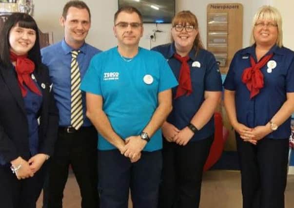 Well done to these Tesco staff members!