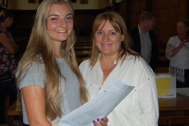 Abi Speight with her mum Helen Speight are all smiles.