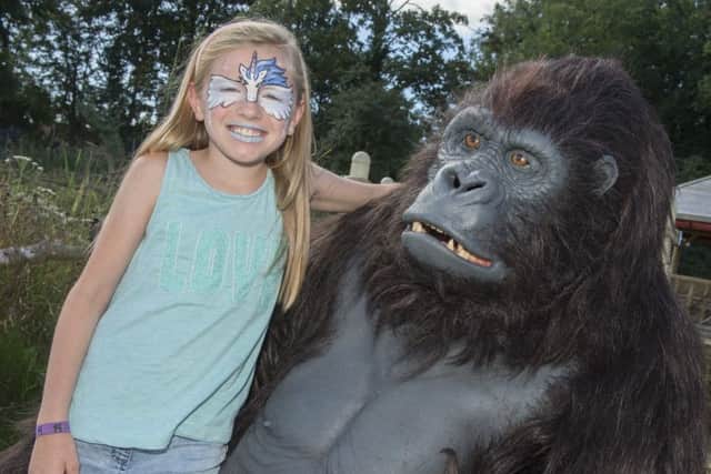 Gorilla guy comes to the Butterfly House at North Anston
Evie allison-Wallace gets to know Gorilla Guy