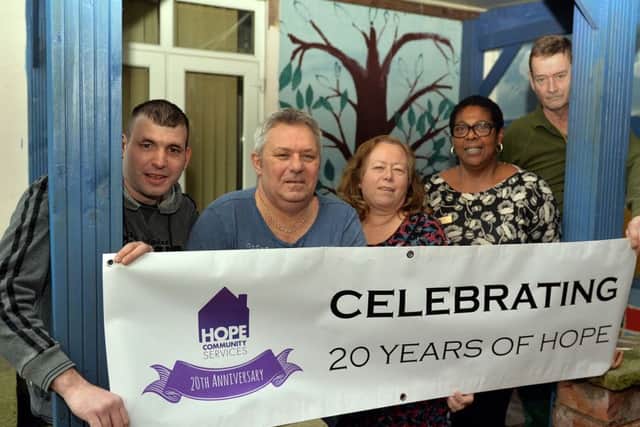 HOPE staff and volunteers