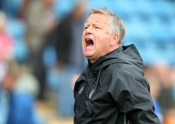 Sheffield United manager Chris Wilder 
Â©2016 Sport Image all rights reserved