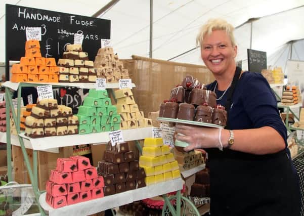 Lucy Kappes came all the way from Scarborough to sell her handmade fudge.