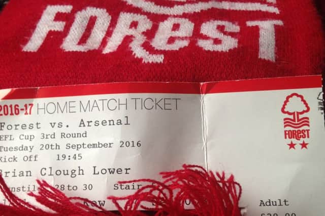 Forest took on Arsenal in the EFL Cup