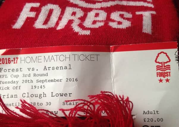 Forest took on Arsenal in the EFL Cup