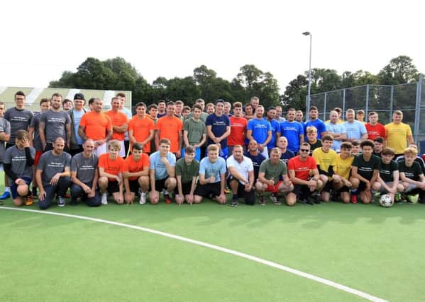 A charity football match was held at Roses Sports Ground in Gainsborough in memory of Hughie Denman with money raised going to Neurocare.