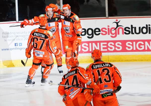 More of this required: Steelers score against Devils. Pic: Lesley Pickersgill