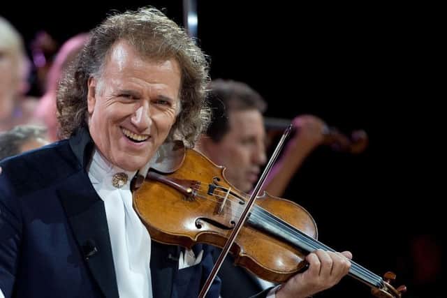 Andre Rieu's Christmas concert is being shown at Trinity Arts Centre in Gainsborough this month