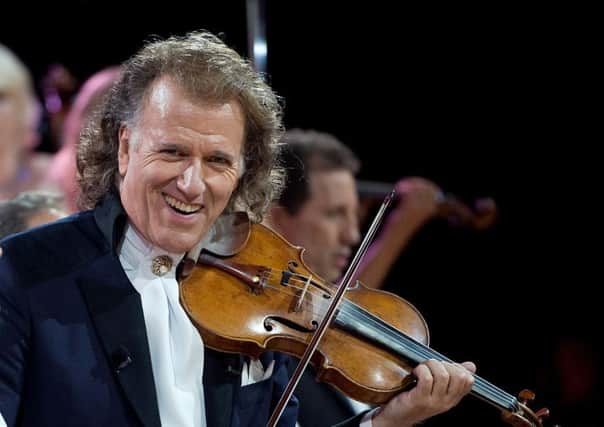 Andre Rieu's Christmas concert is being shown at Trinity Arts Centre in Gainsborough this month