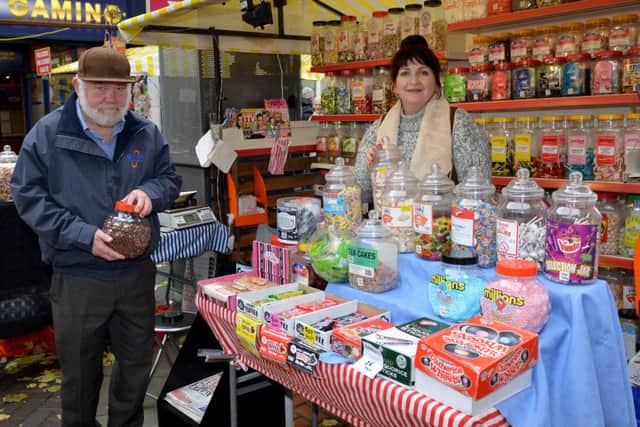 John and Marina have been forced to bring their shop to market to stay afloat.