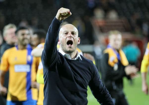 Can Mansfield Town manager Adam Murray find a way to improve the Stags' home results? Photo: Richard Parkes