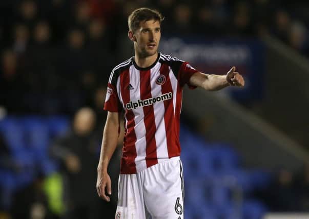 Chris Basham says Sheffield United are fully focused on facing MK Dons. Pic Simon Bellis/Sportimage