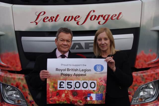Funeral Director from Boston Funeral Home Martin Puttick and People and Performance Manager Barbara Farren.