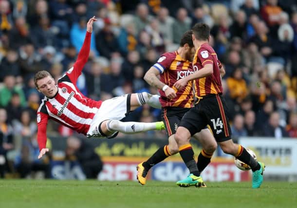 Caolan Lavery could start for Sheffield United against Grimsby Town. Pic Simon Bellis/Sportimage