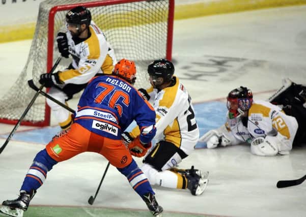 Levi Nelson in action for the Steelers against Panthers