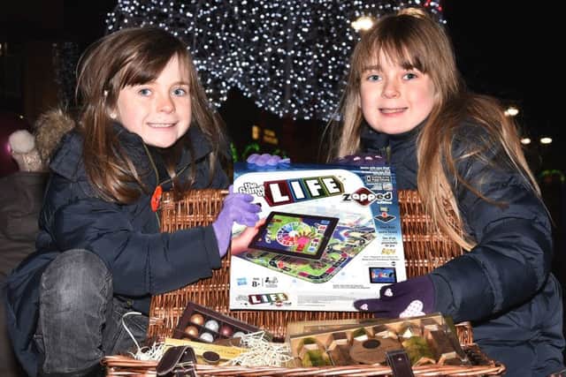 Last year's winners Sophie and Carlie Warwick