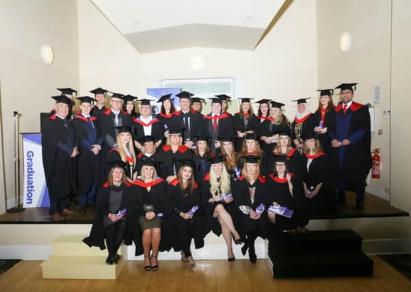 Higher education students at North Notts College at their graduation ceremony. Picture: Mark Ratcliffe
