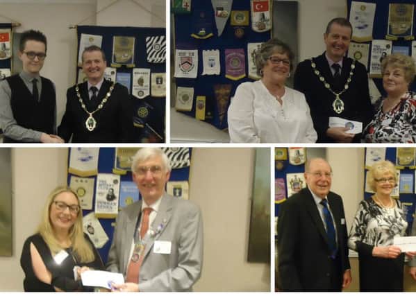 Some of the winners from Worksop Rotary's awards night