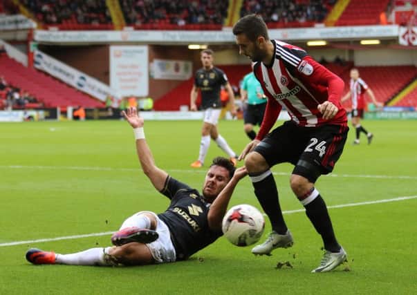Daniel Lafferty is set to feature for Sheffield United on Sunday. Pic Jamie Tyerman/Sportimage