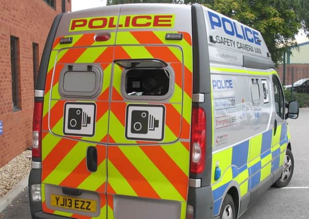 Mobile speed camera vans are out and about in Nottinghamshire.