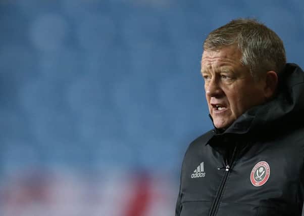 Sheffield United manager Chris Wilder is pleased with his teams desire