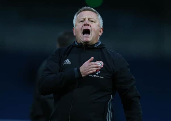 Chris Wilder has issued a call to arms as Sheffield United prepare to enter the second-half of the season