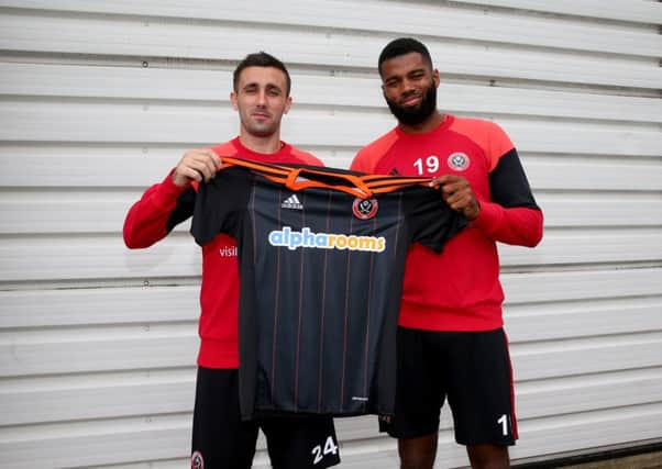 Daniel Lafferty and Ethan Ebanks-Landell both want to stay at Bramall Lane. Picture Simon Bellis/Sportimage
