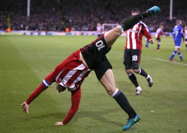 Billy Sharp is head over heels to be a Sheffield United player. Pic Simon Bellis/Sportimage