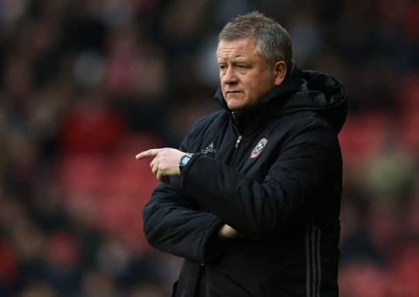 Chris Wilder is backing his defence to rediscover its form: Simon Bellis/Sportimage