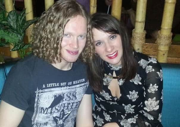 Carly Lovett and her fiance, Liam Moore