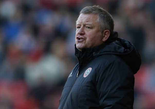 Chris Wilder is thankful for the backing he receives at Bramall Lane. Pic credit should read: Simon Bellis/Sportimage
