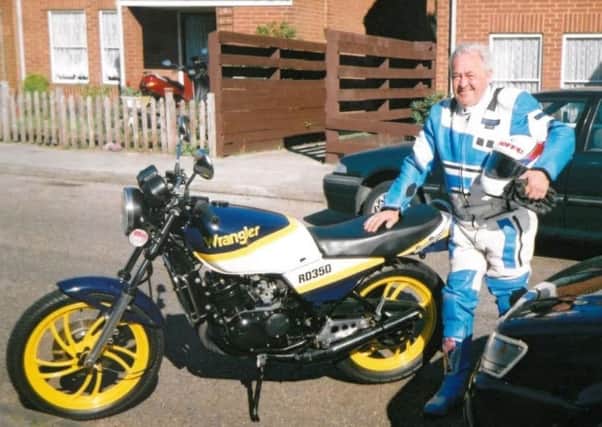 John with one of his much-loved motorbikes.