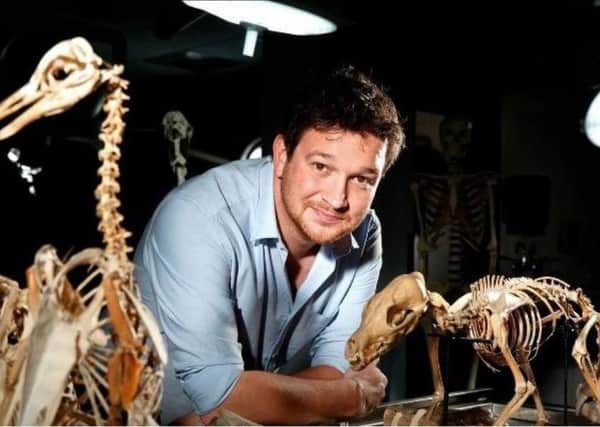 Ben Garrod is presenting So You Think You Know About Dinosaurs? in Sheffield next week