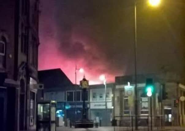 Guardian Reader Derek Badger sent in this photo of the scene at 5.30am this morning.