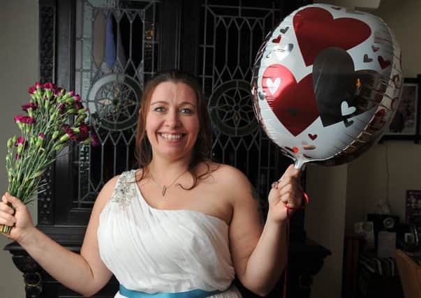 Lynne Gollogy is all set to say 'I Do'.