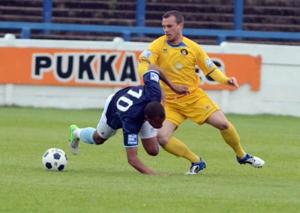 Dom Roma pictured playing for Gainsborough
