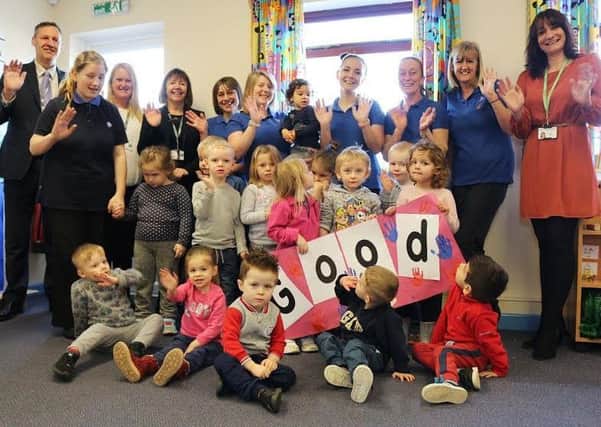 Everyone at North Notts Early Learners Centre welcomed the results of their inspection by education watchdog Ofsted, with an overall grade of Good.
