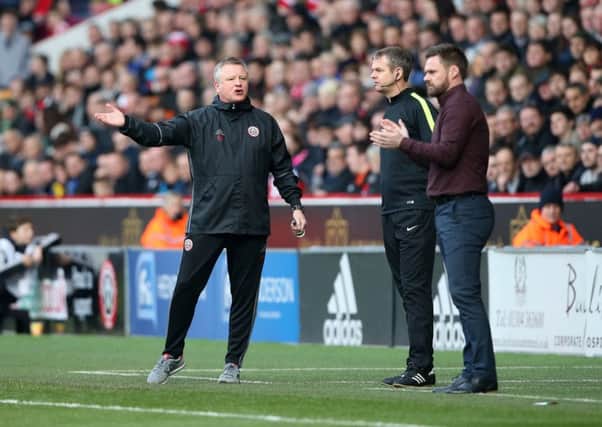 Sheffield United manager Chris Wilder says his club deserves more credit. Pic David Klein/Sportimage