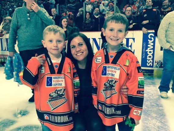Kirsty Phillips and kids