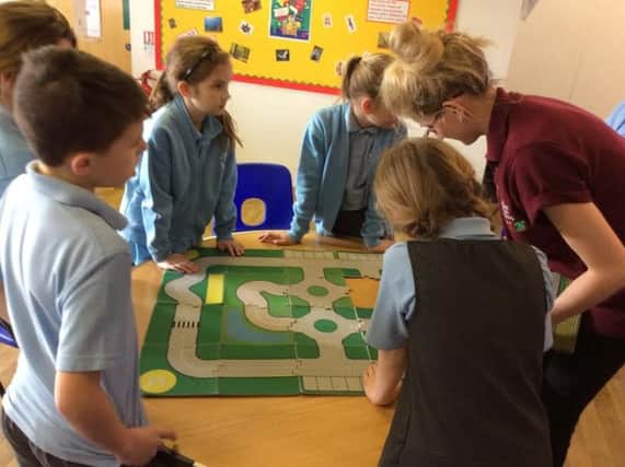 St Anne's pupils had a visit from the Happy Puzzle Company for National Maths Week