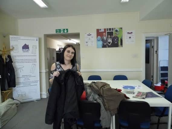 Staff and students from North Notts College have donated warm coats to HOPE