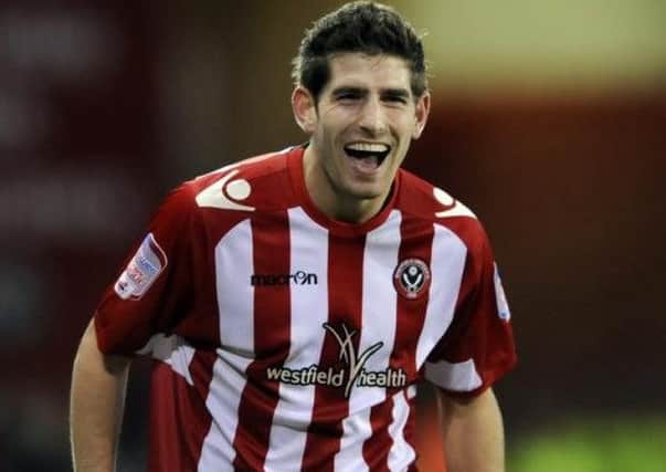 Ched Evans during his first spell at Bramall Lane